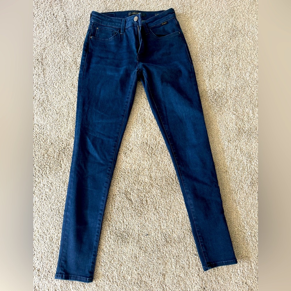 Mavi gold Adriana Midrise Superskinny dark jeans - size 27, never worn